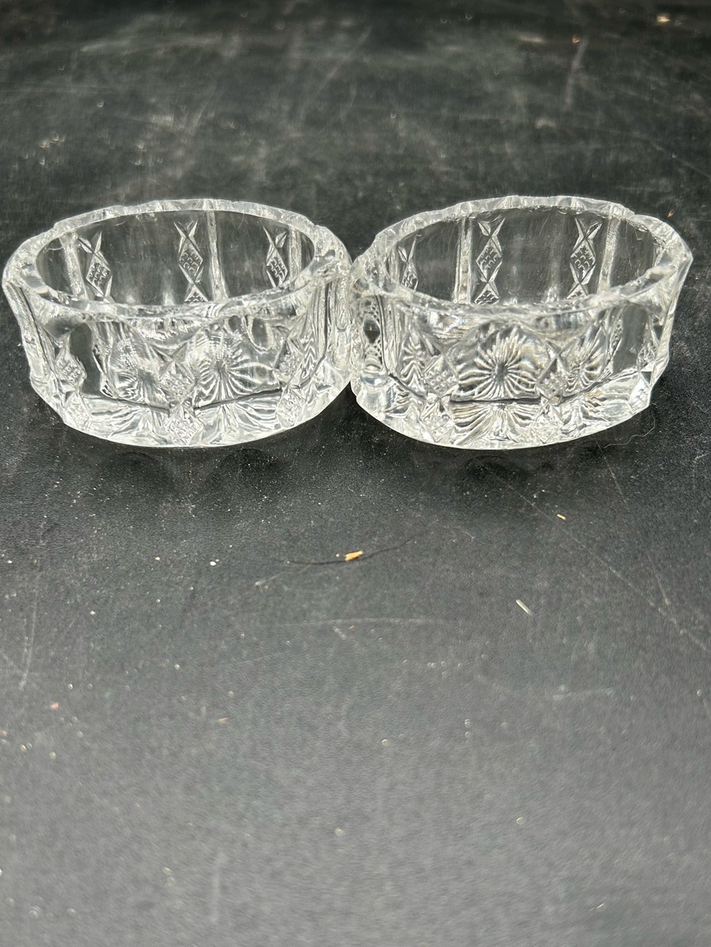 EAPG Duncan miller salt cellars set of 2